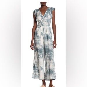 All in Favor cap sleeve jumpsuit